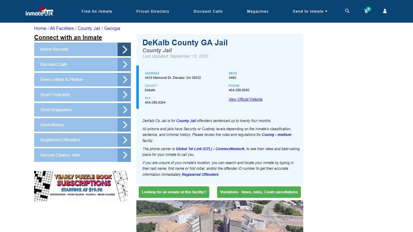 DeKalb County GA Jail - Inmate Locator - Decatur, GA